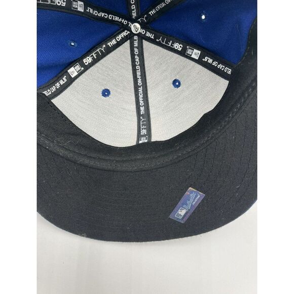 New York Mets 50th Anniversary New Era 59Fifty Fitted 7 Hat Cap Men MLB Baseball - Picture 6 of 8